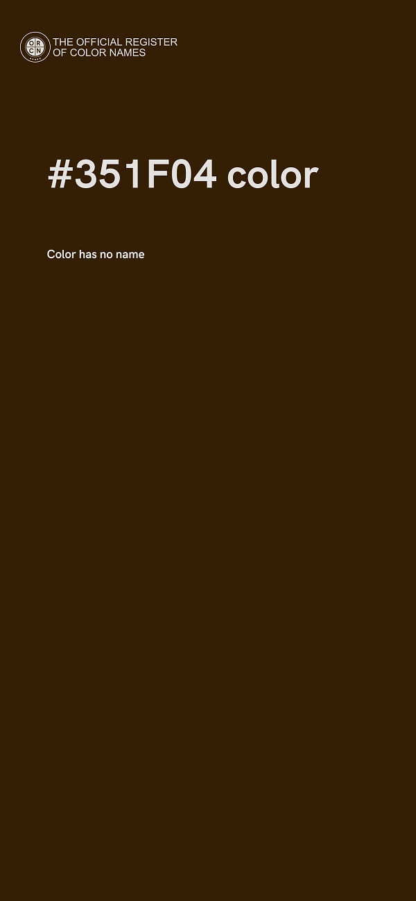 #351F04 color image