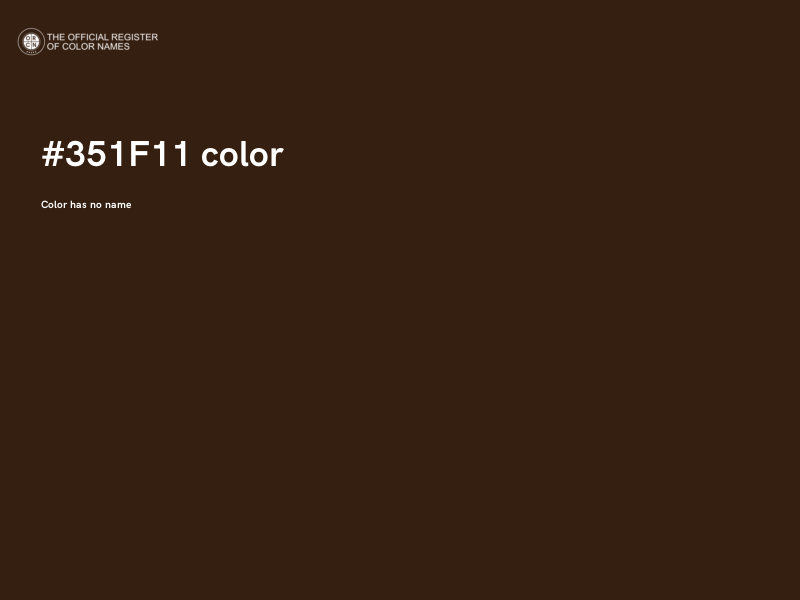 #351F11 color image