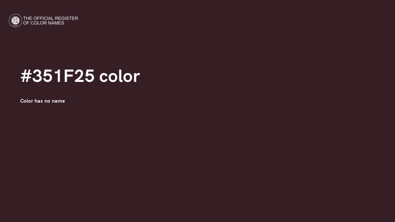#351F25 color image