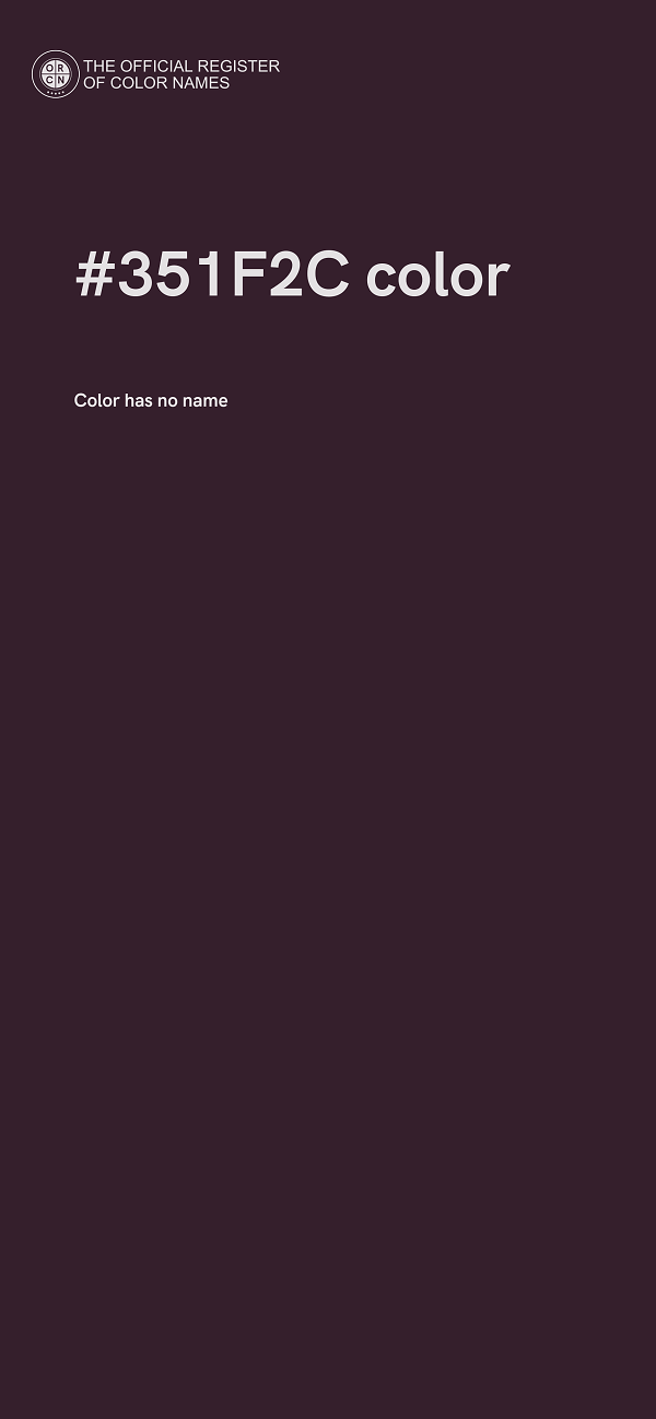 #351F2C color image