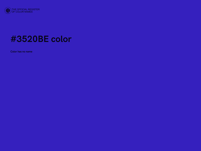 #3520BE color image