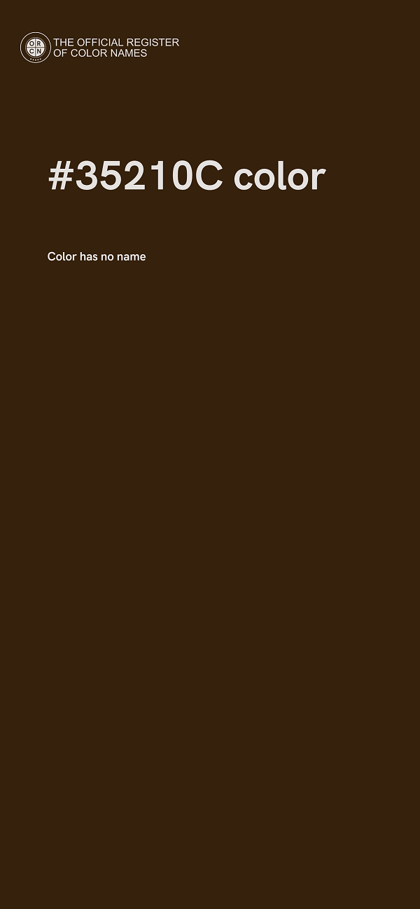 #35210C color image