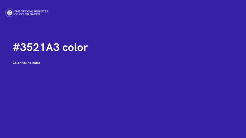 #3521A3 color image
