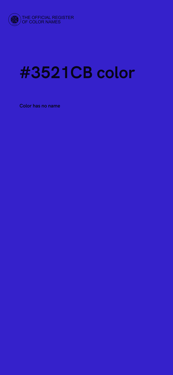 #3521CB color image