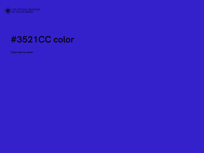 #3521CC color image