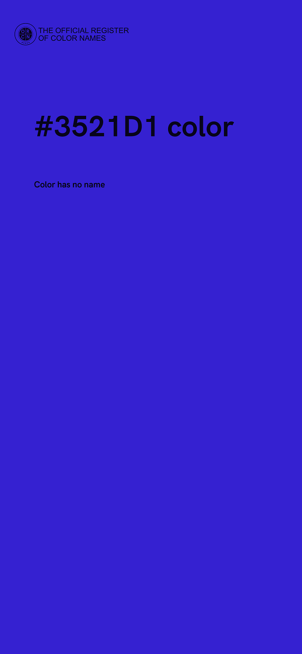#3521D1 color image