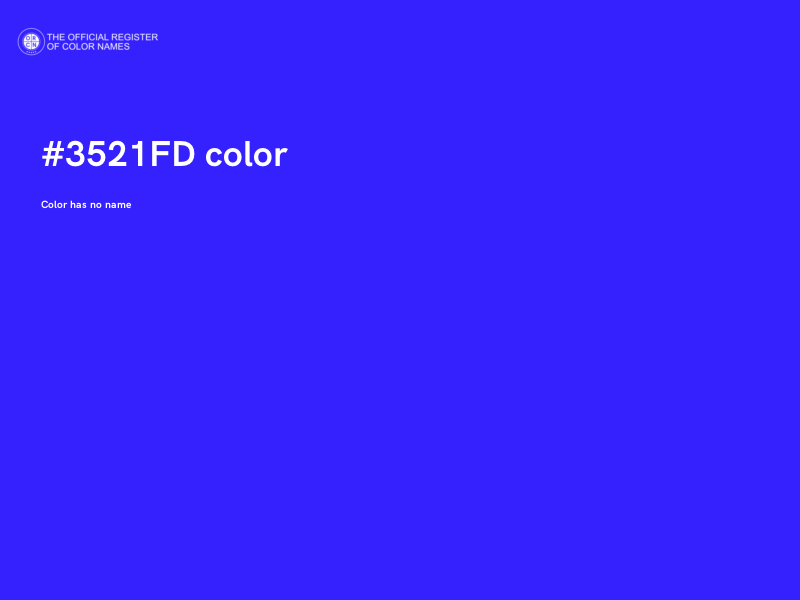 #3521FD color image