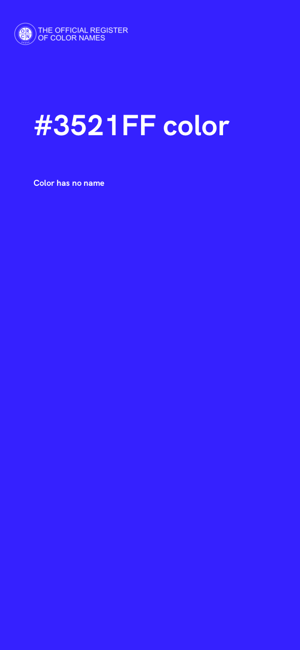 #3521FF color image