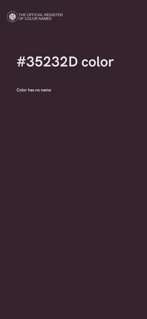 #35232D color image
