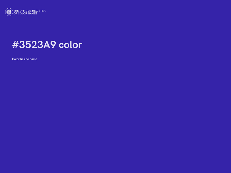 #3523A9 color image