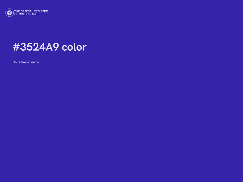 #3524A9 color image