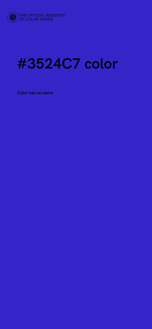 #3524C7 color image