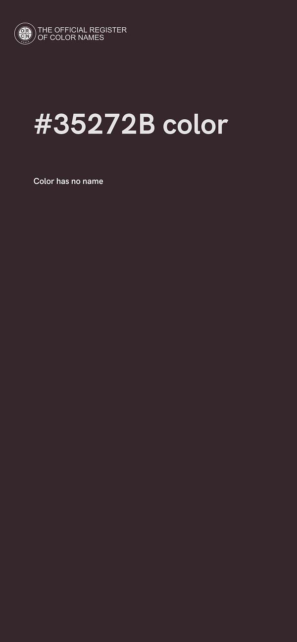 #35272B color image