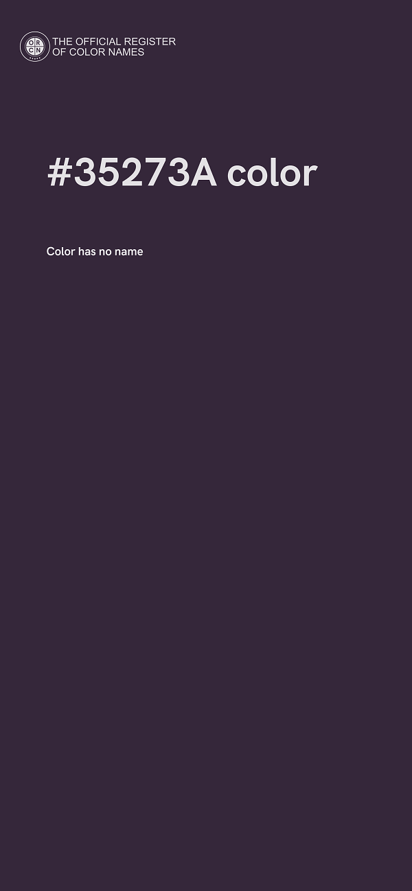 #35273A color image