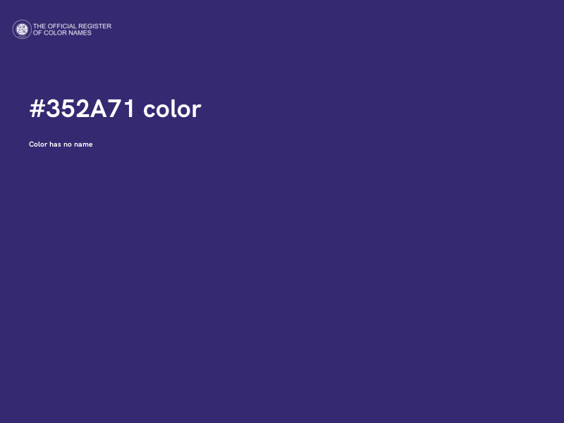 #352A71 color image