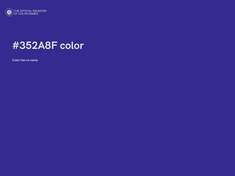 #352A8F color image
