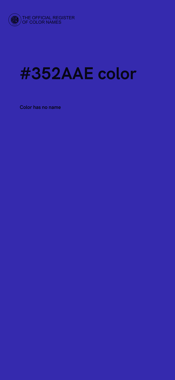 #352AAE color image