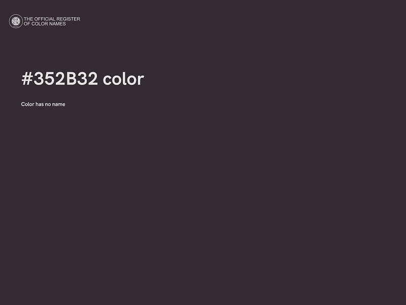 #352B32 color image