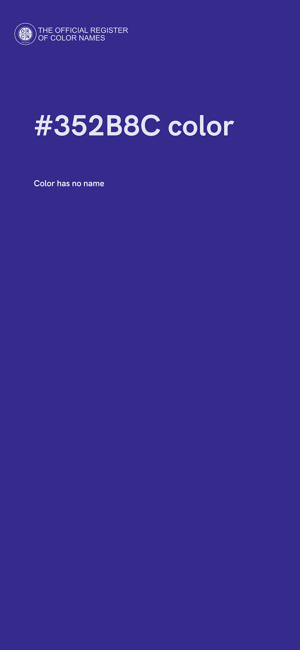 #352B8C color image