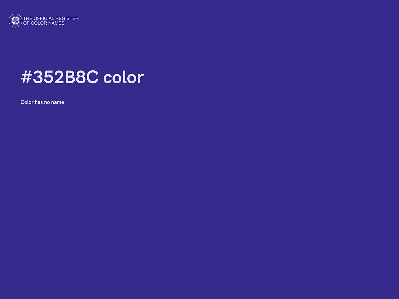 #352B8C color image