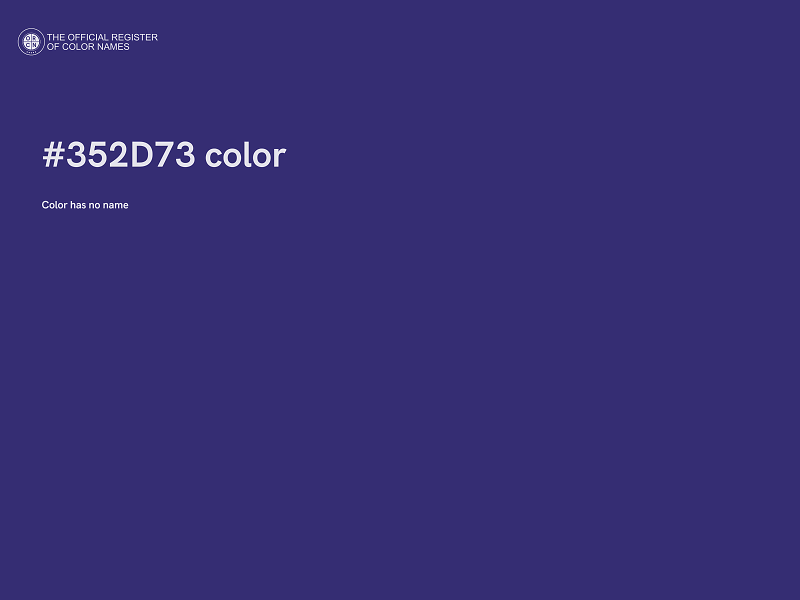 #352D73 color image