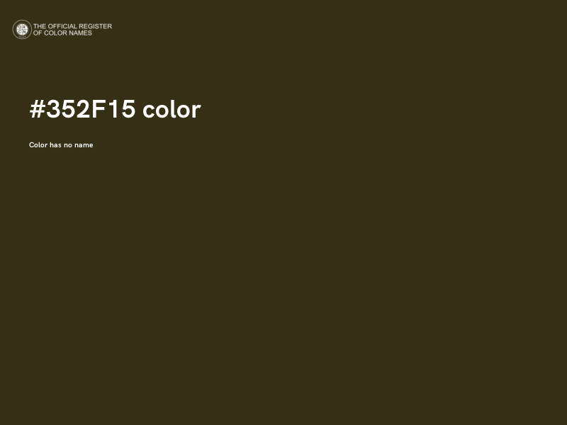 #352F15 color image