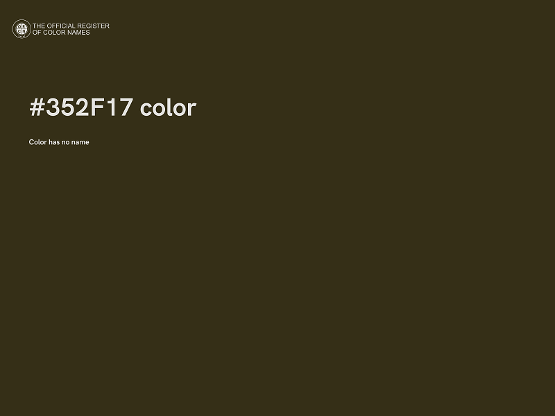 #352F17 color image