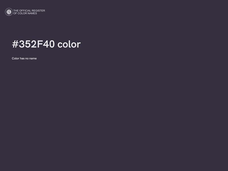 #352F40 color image