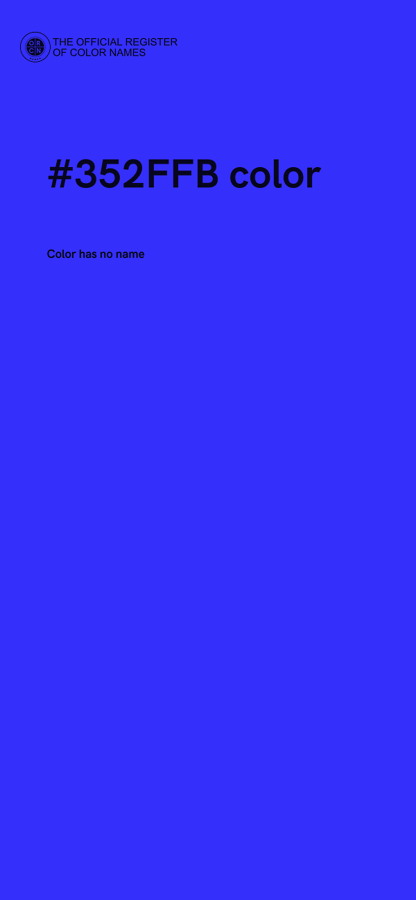 #352FFB color image