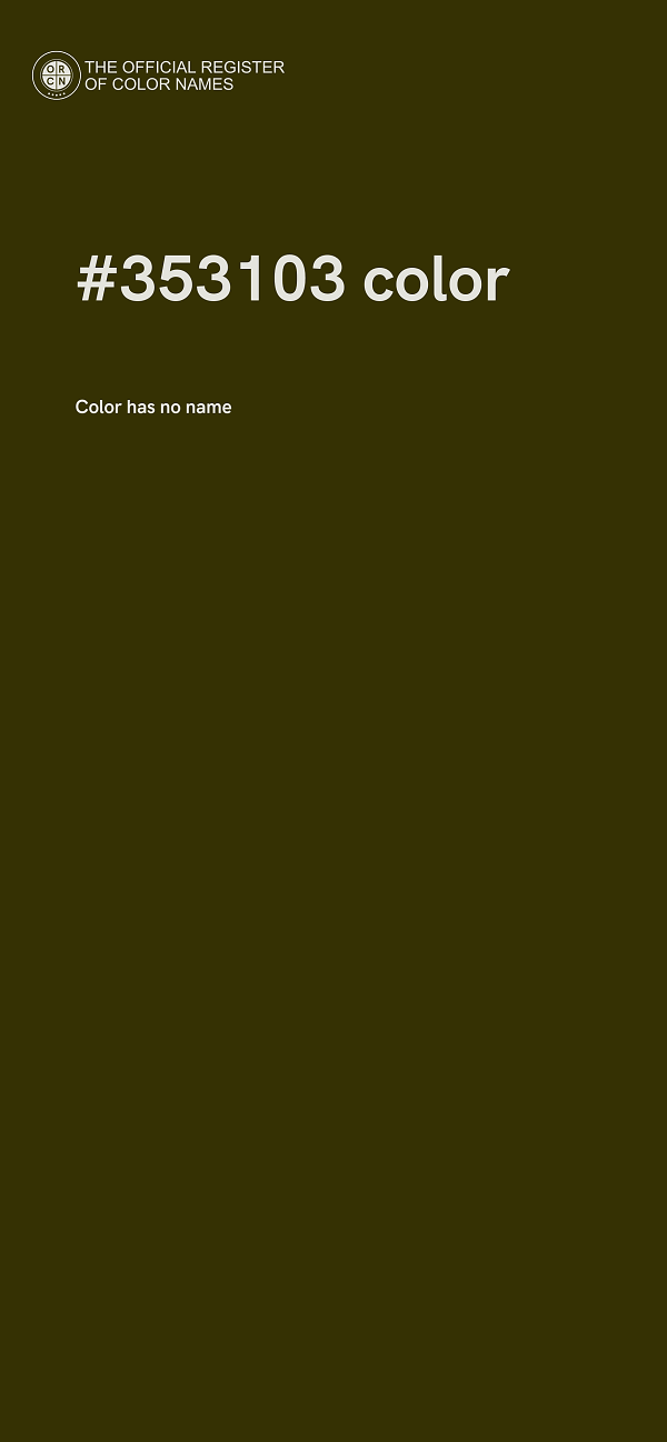 #353103 color image