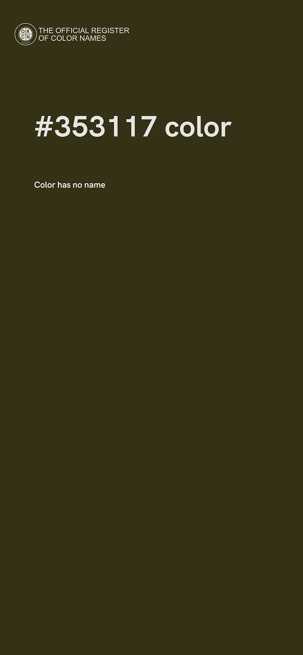 #353117 color image