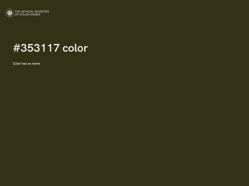 #353117 color image