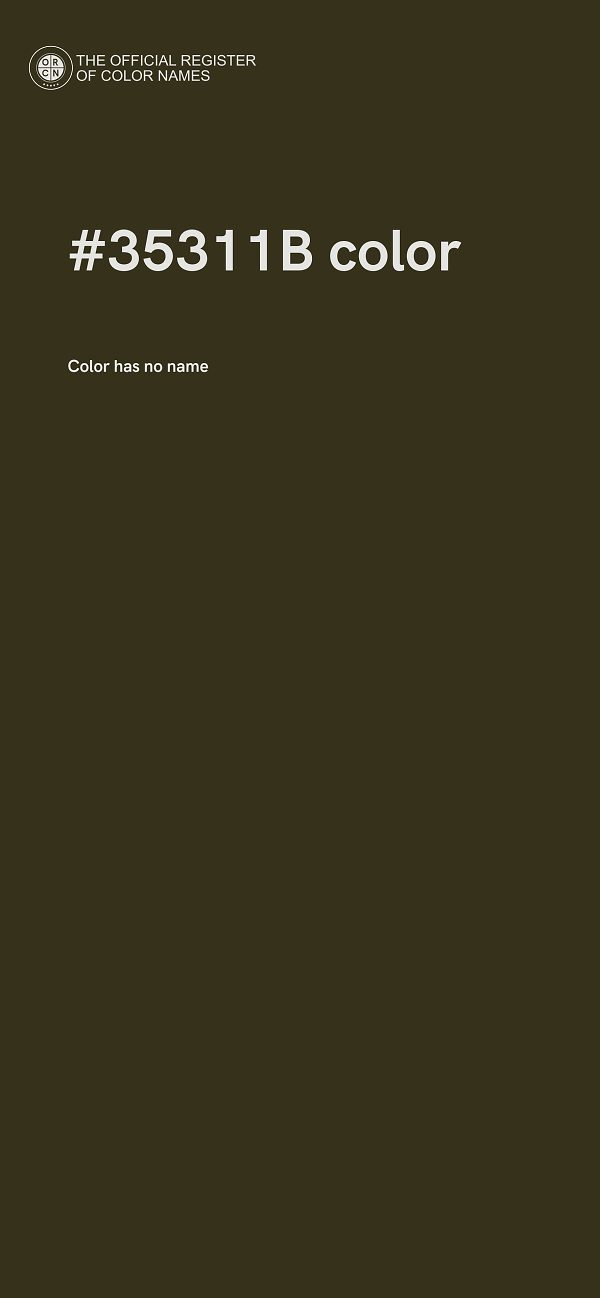 #35311B color image