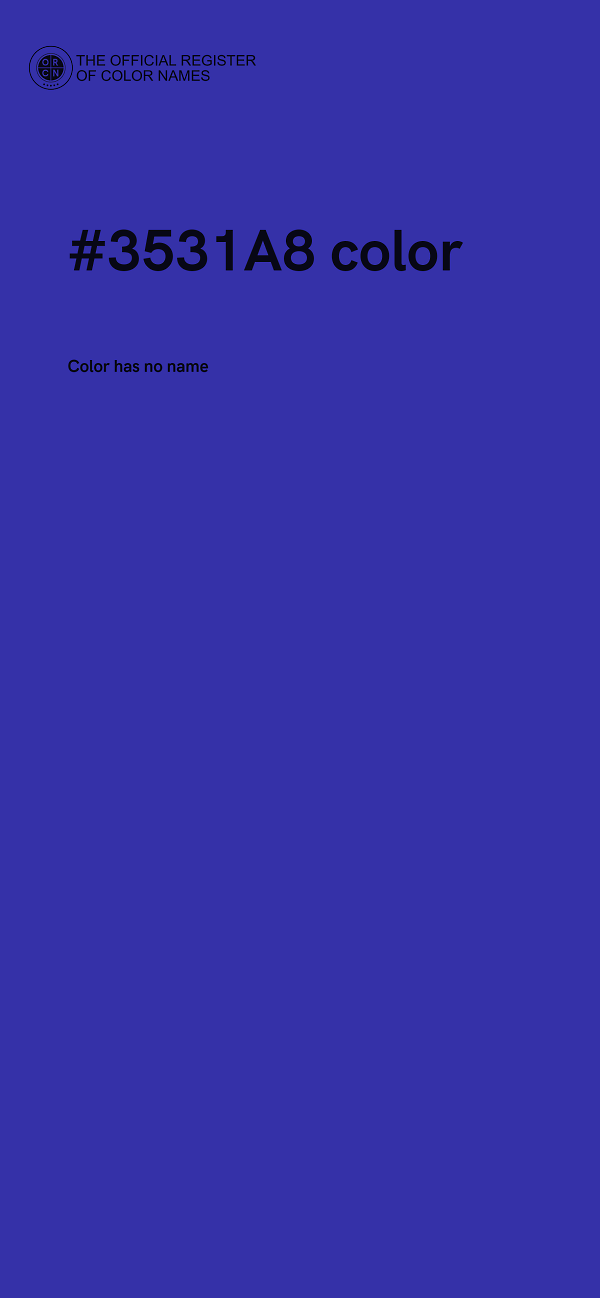 #3531A8 color image