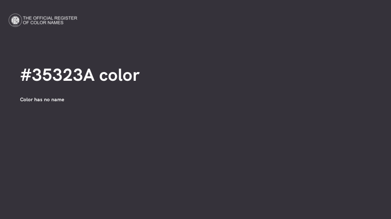 #35323A color image