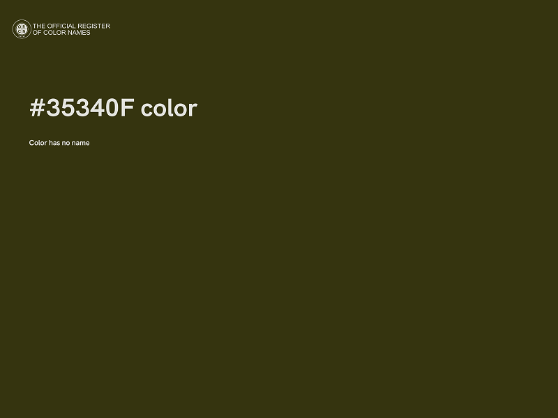 #35340F color image