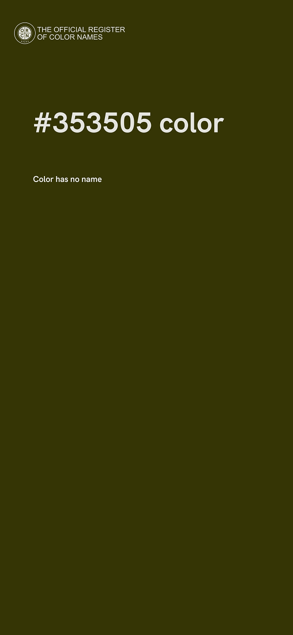 #353505 color image