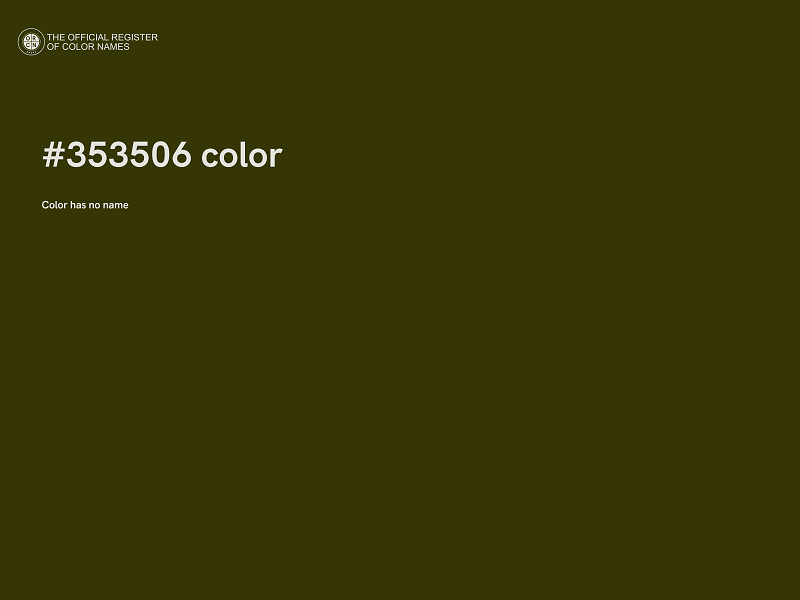 #353506 color image