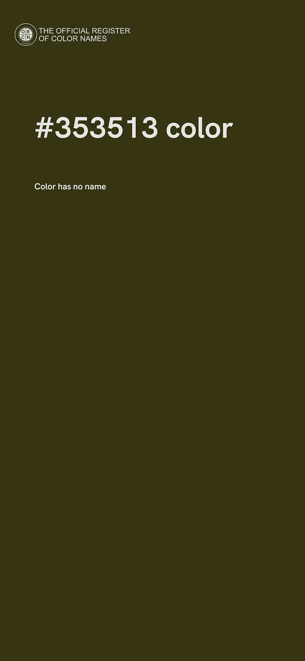 #353513 color image