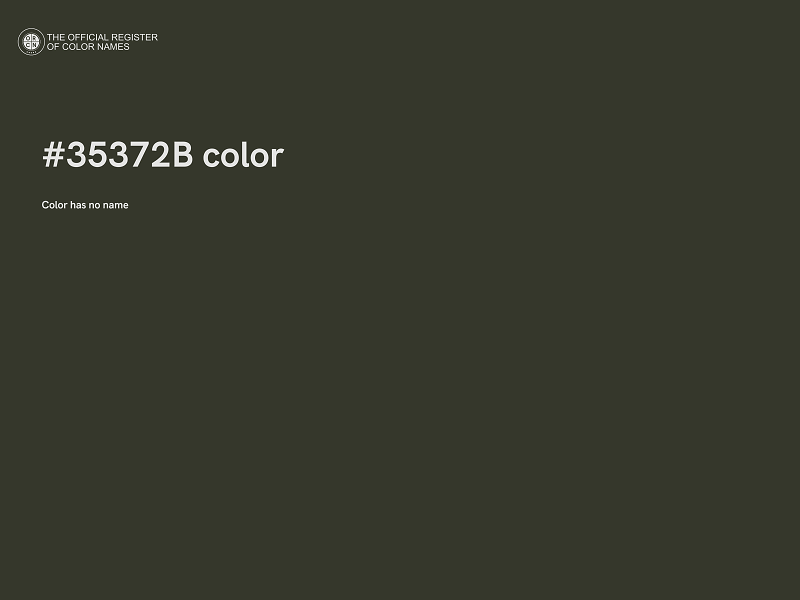 #35372B color image