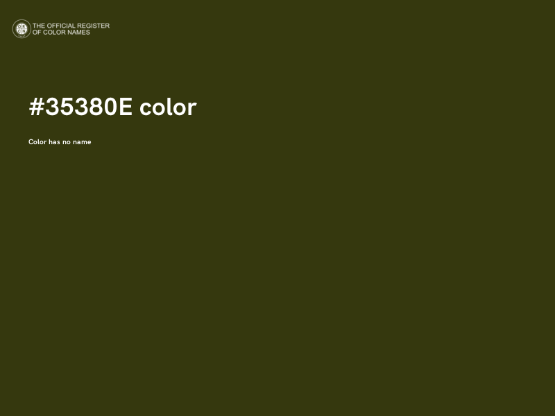 #35380E color image
