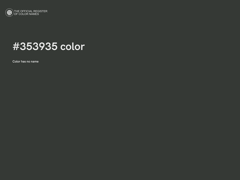 #353935 color image
