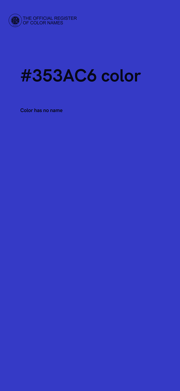 #353AC6 color image