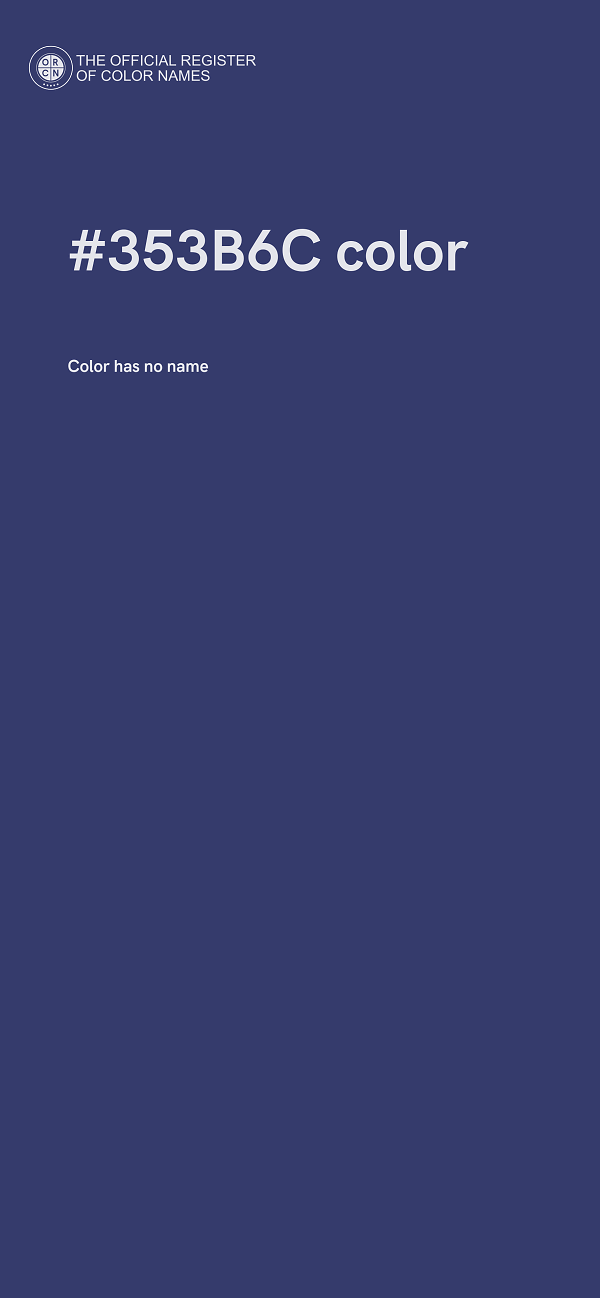#353B6C color image