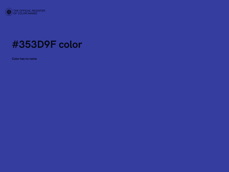 #353D9F color image