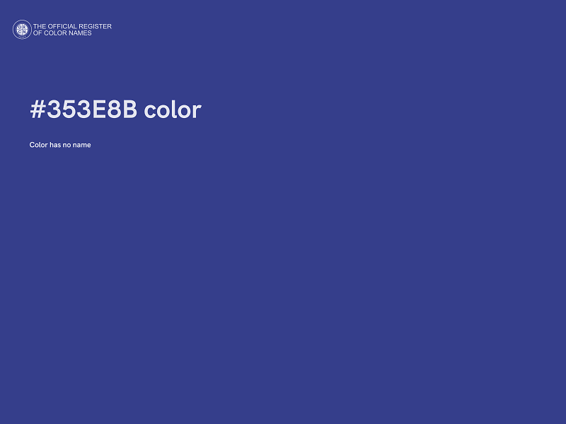 #353E8B color image