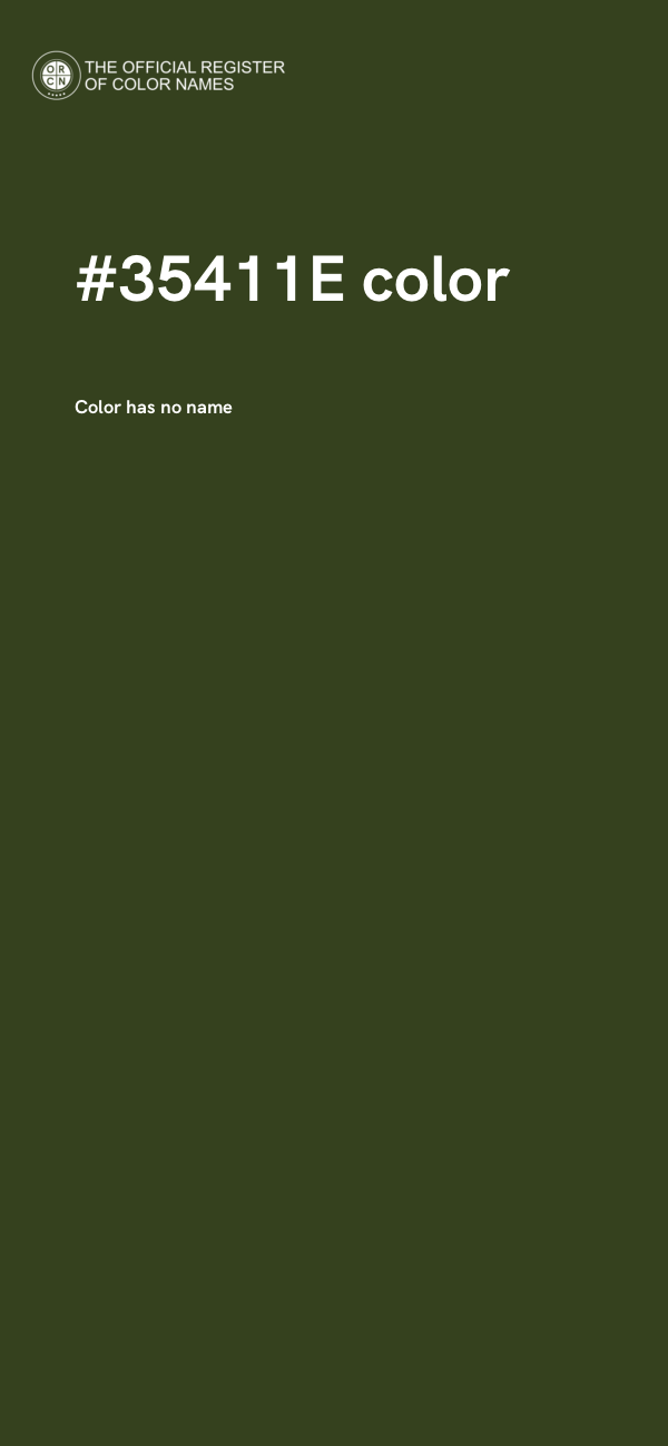 #35411E color image