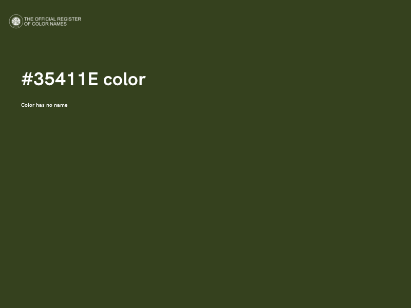 #35411E color image
