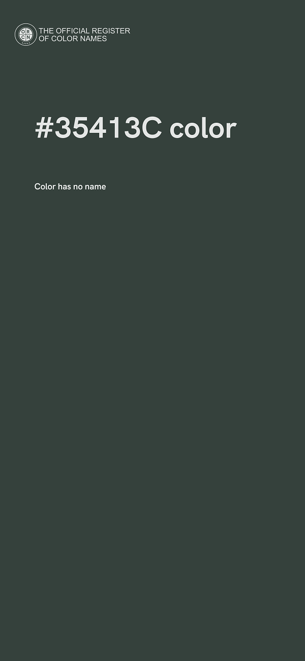 #35413C color image