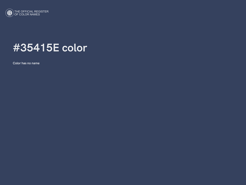 #35415E color image